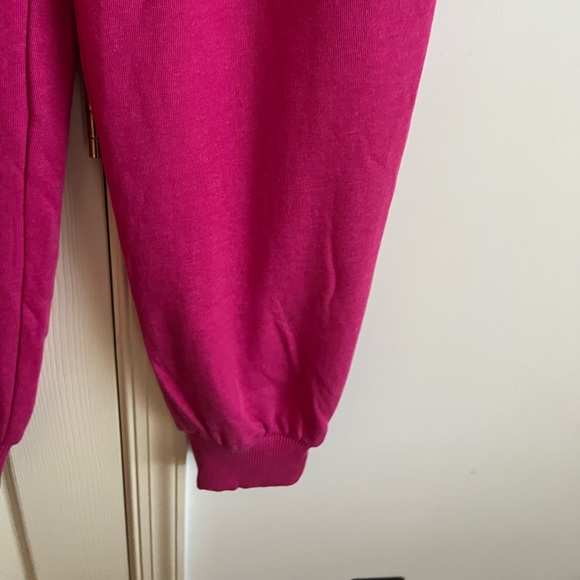LOFT Lou & Grey Pink fleece joggers M - Picture 9 of 10